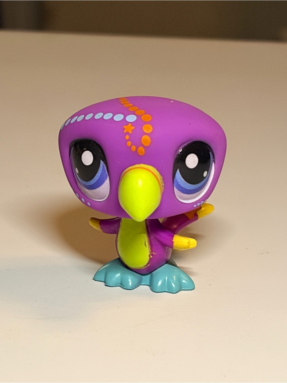 LPS Purple Parrot Small Pet Figurine - Brand Not Specified